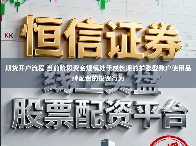 期货开户流程 当前阶段资金规模处于成长期的扩张型账户使用品牌配资的投资行为