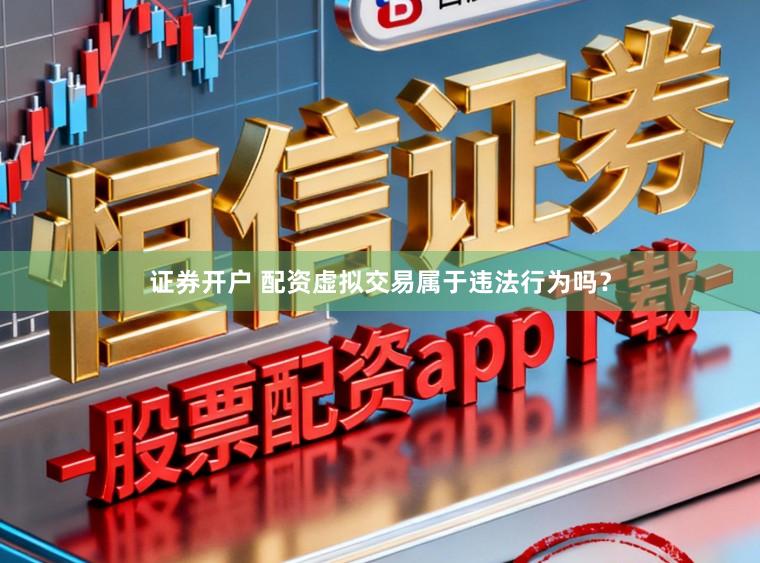 证券开户 配资虚拟交易属于违法行为吗？